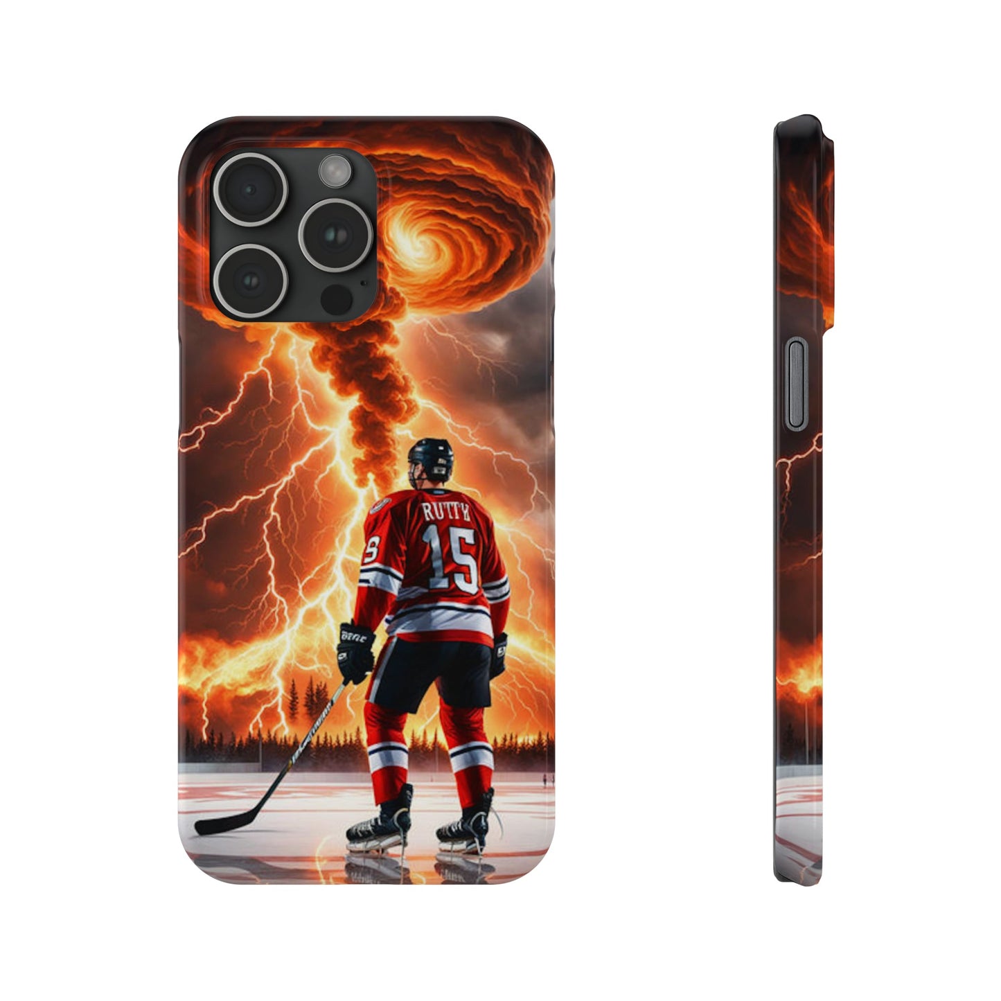 Ice Hockey Slim Phone Case - Colorwink