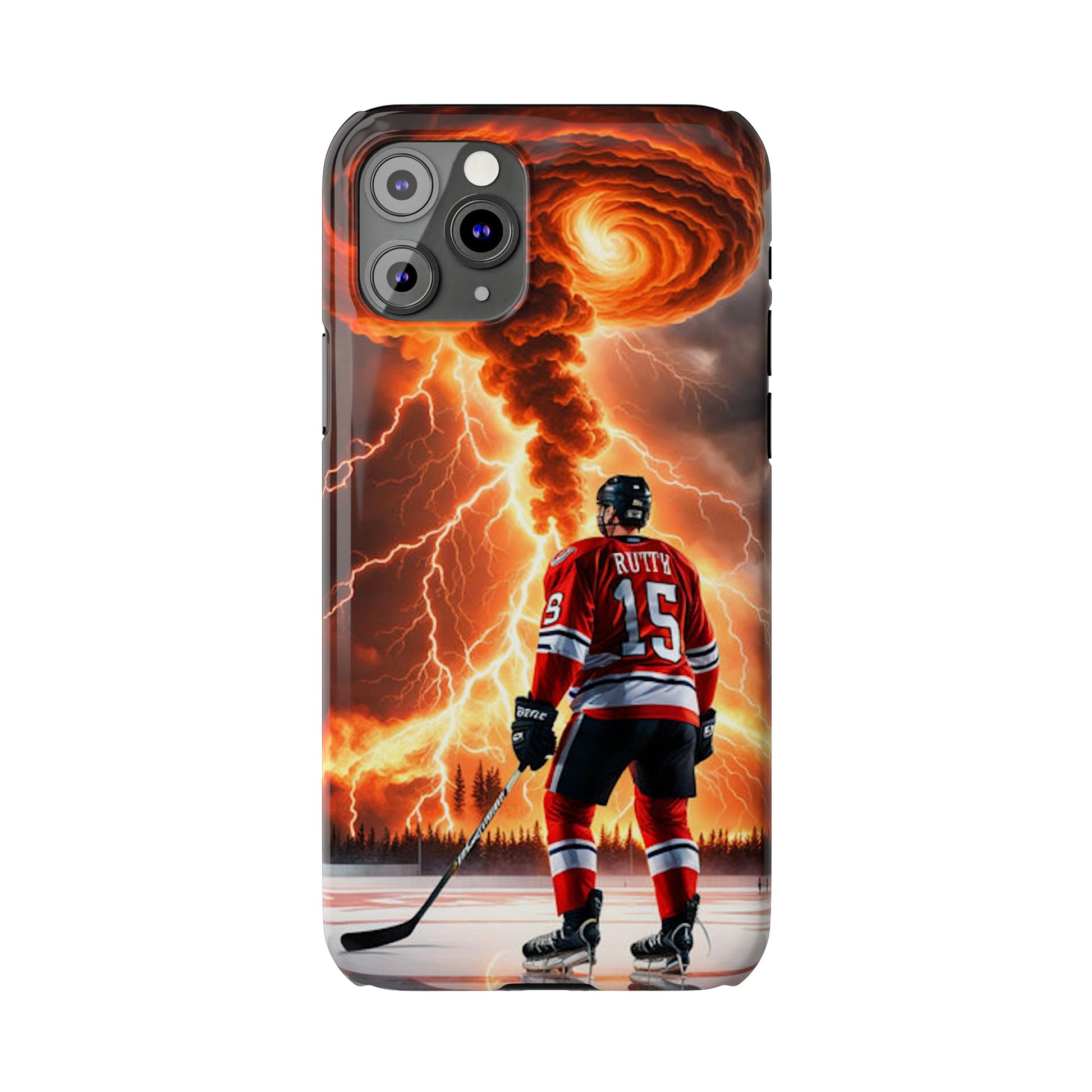 Ice Hockey Slim Phone Case - Colorwink