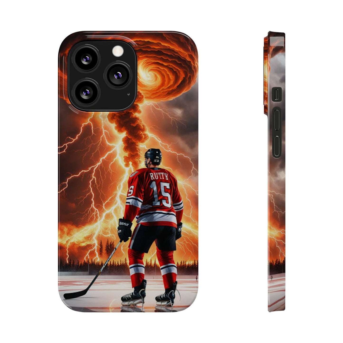 Ice Hockey Slim Phone Case - Colorwink