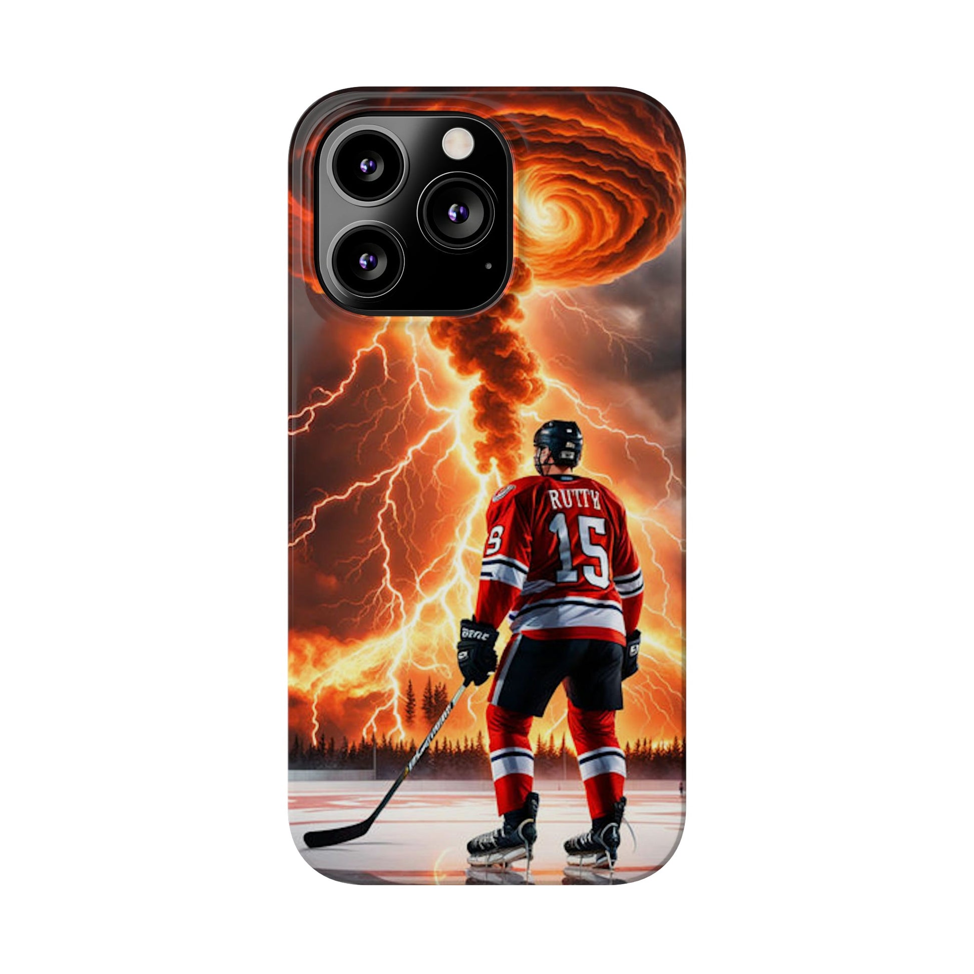 Ice Hockey Slim Phone Case - Colorwink