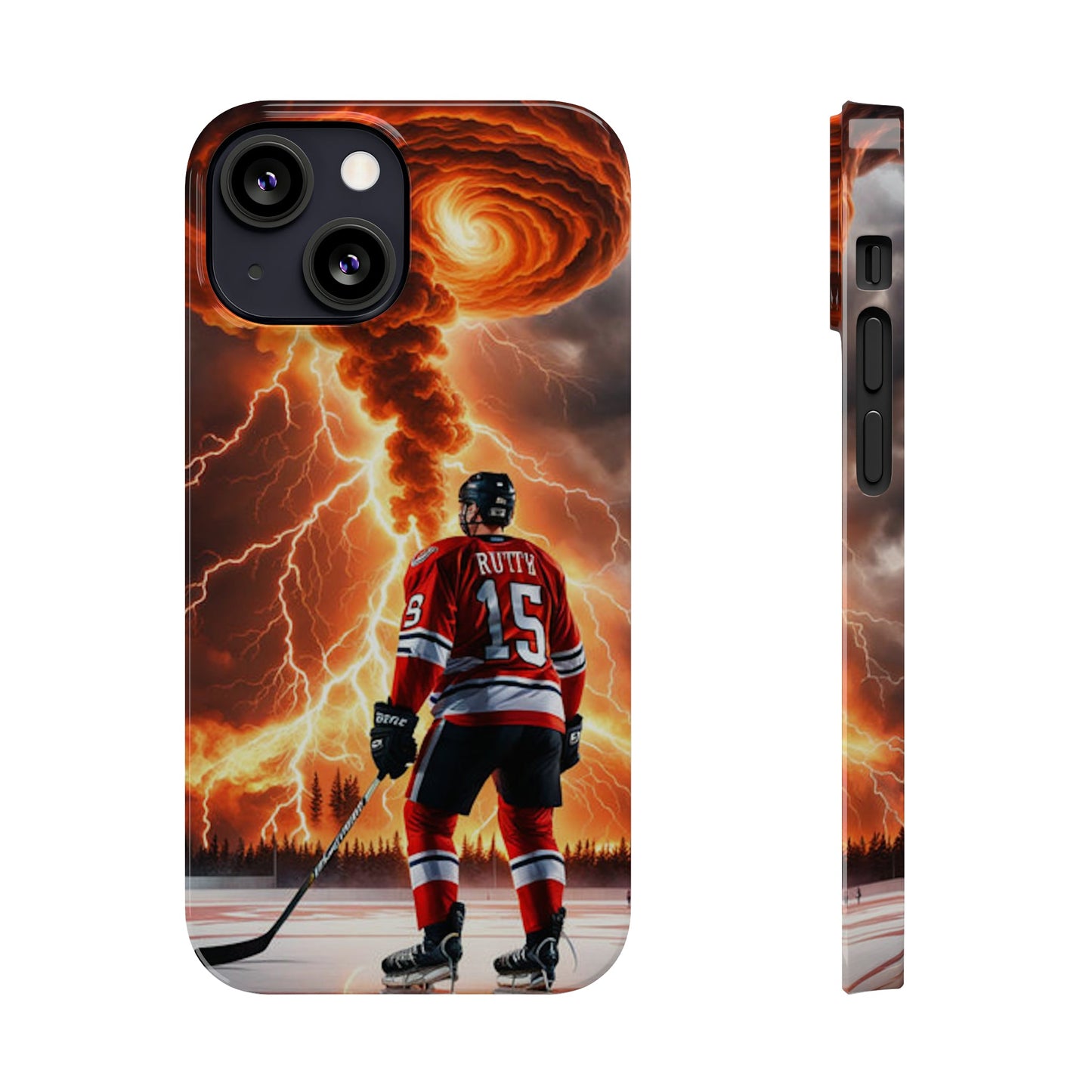 Ice Hockey Slim Phone Case - Colorwink