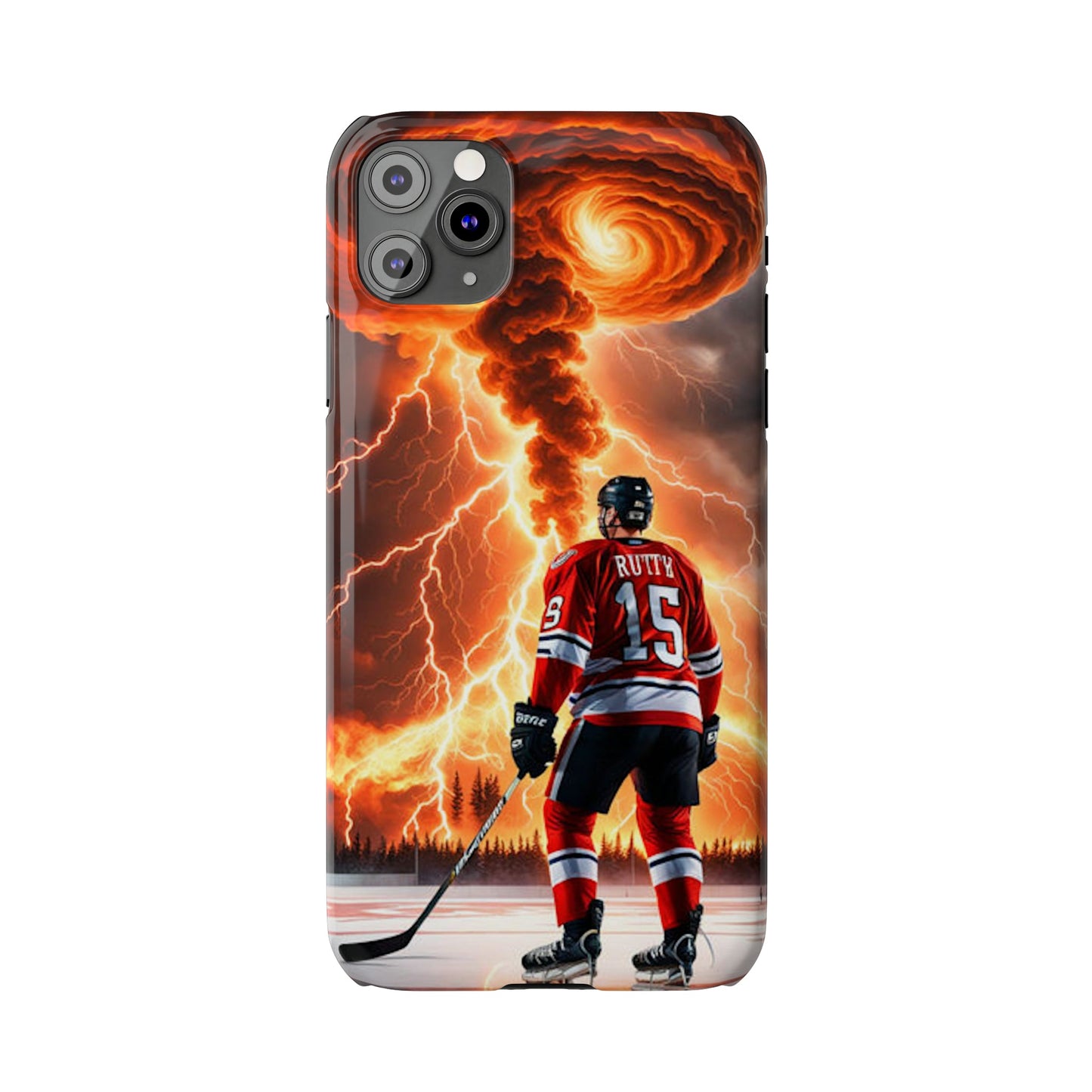 Ice Hockey Slim Phone Case - Colorwink