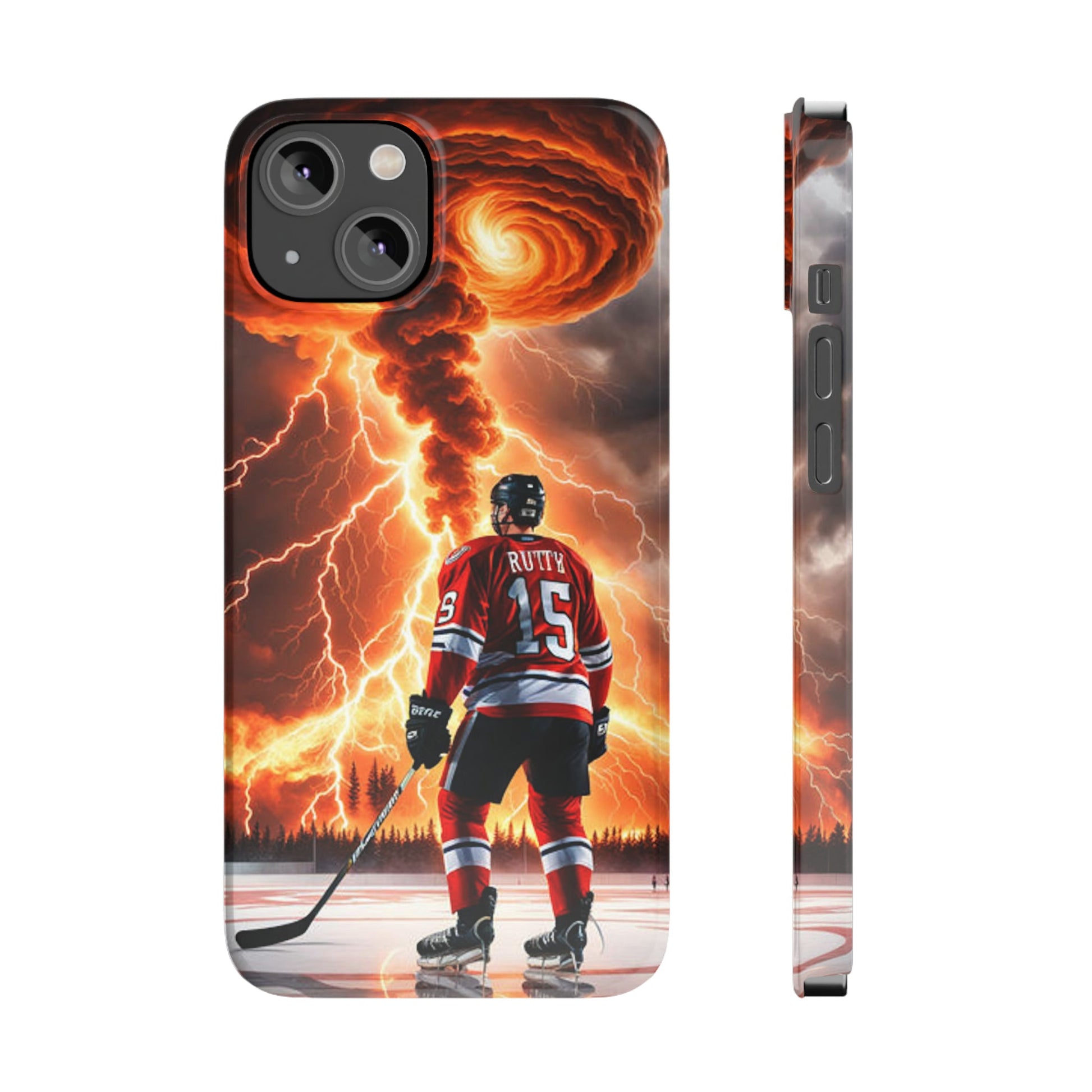 Ice Hockey Slim Phone Case - Colorwink