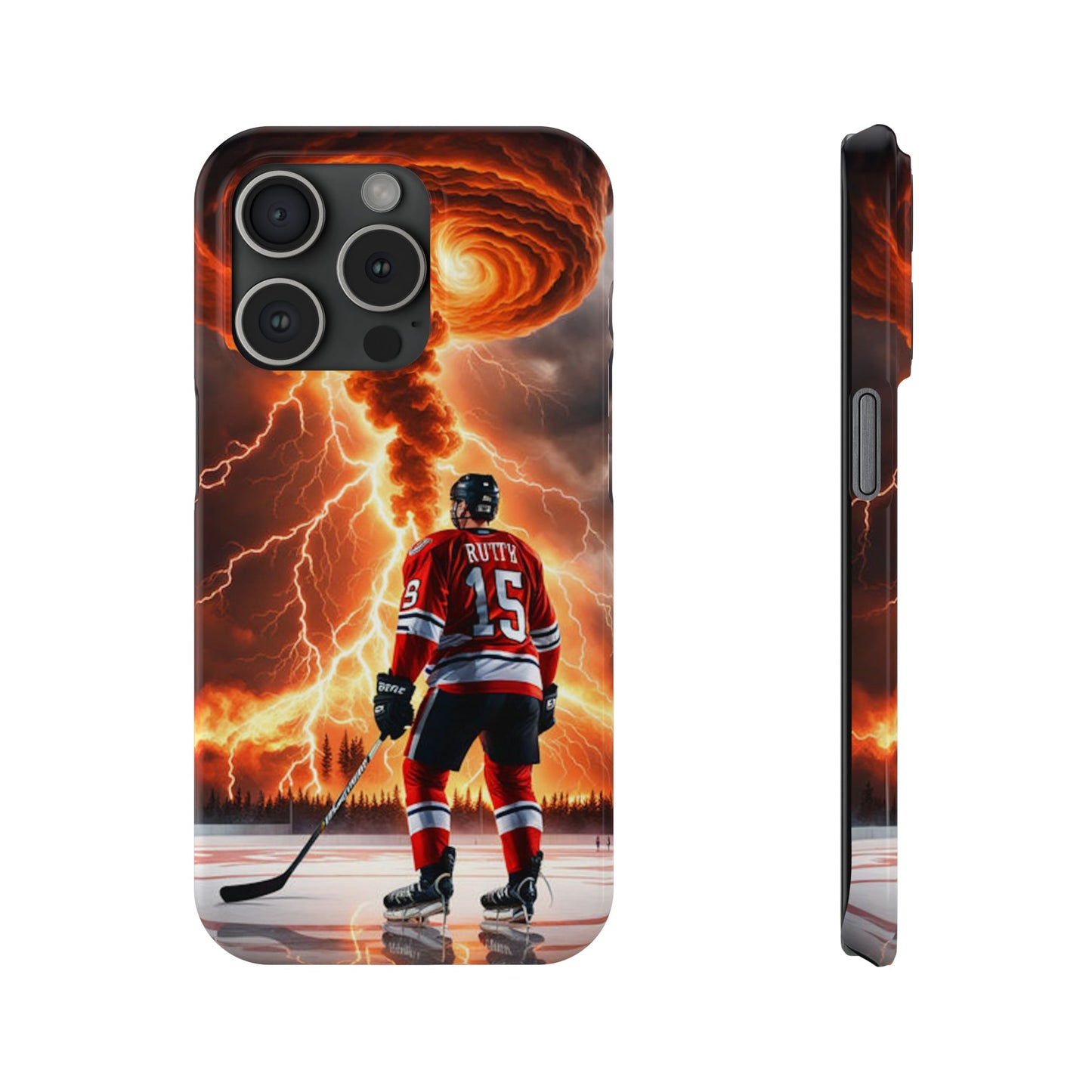 Ice Hockey Slim Phone Case - Colorwink