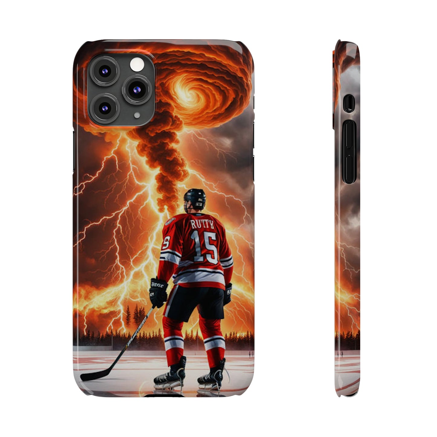 Ice Hockey Slim Phone Case - Colorwink