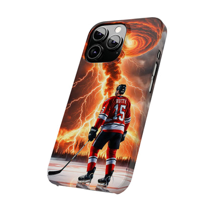 Ice Hockey Slim Phone Case - Colorwink