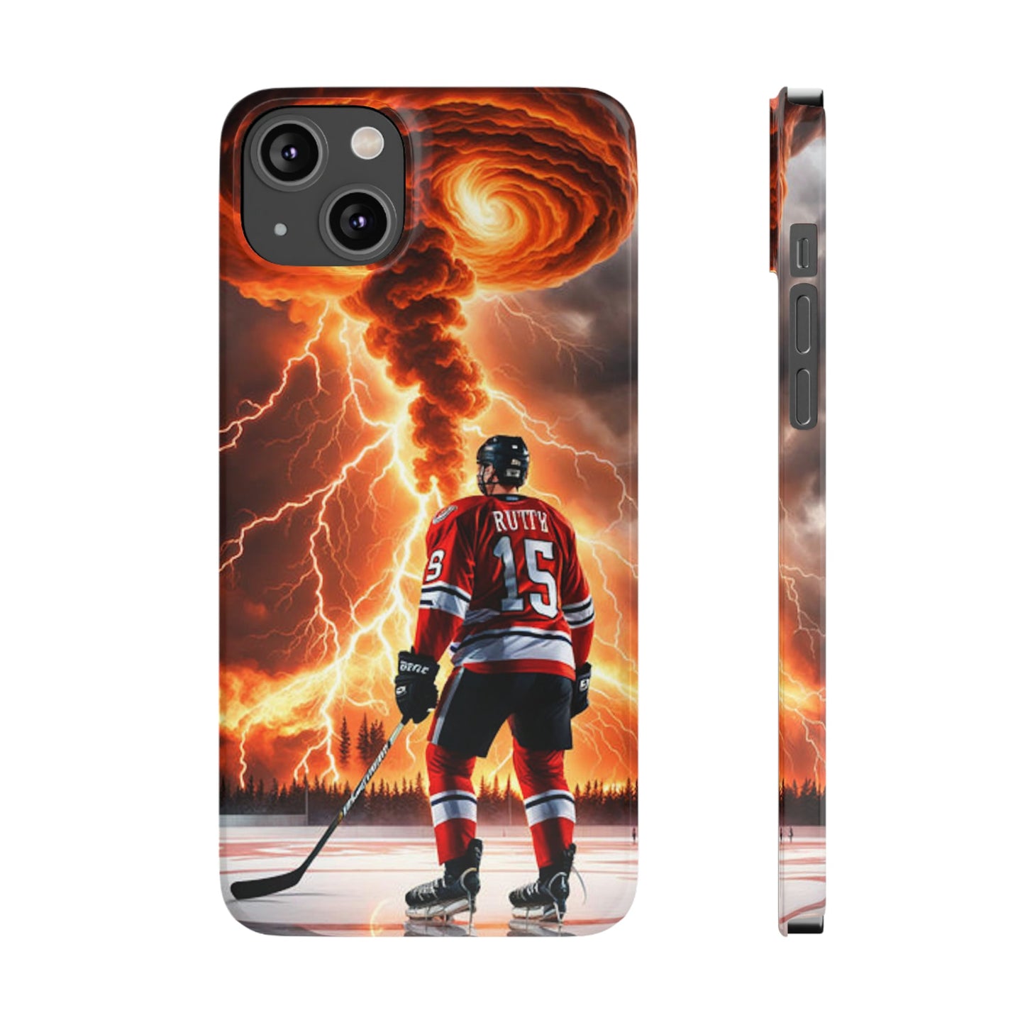 Ice Hockey Slim Phone Case - Colorwink