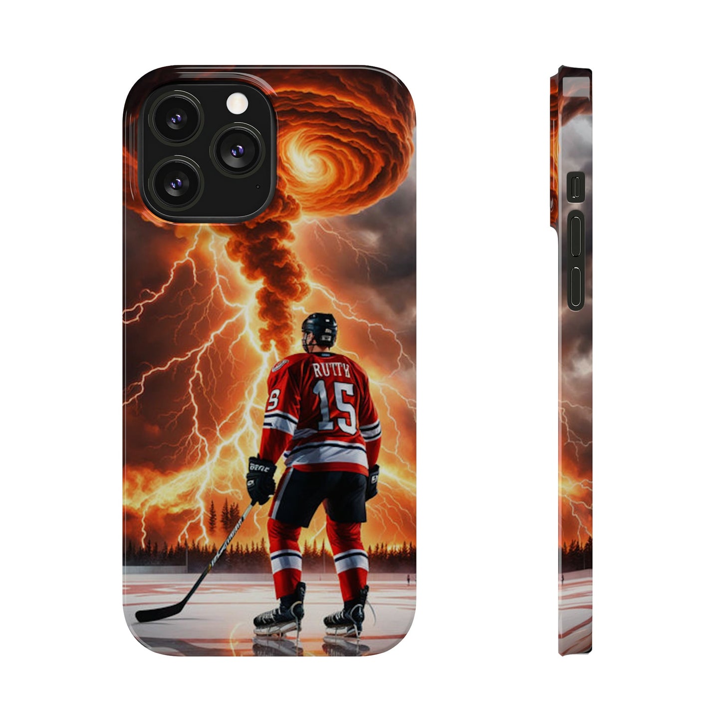 Ice Hockey Slim Phone Case - Colorwink