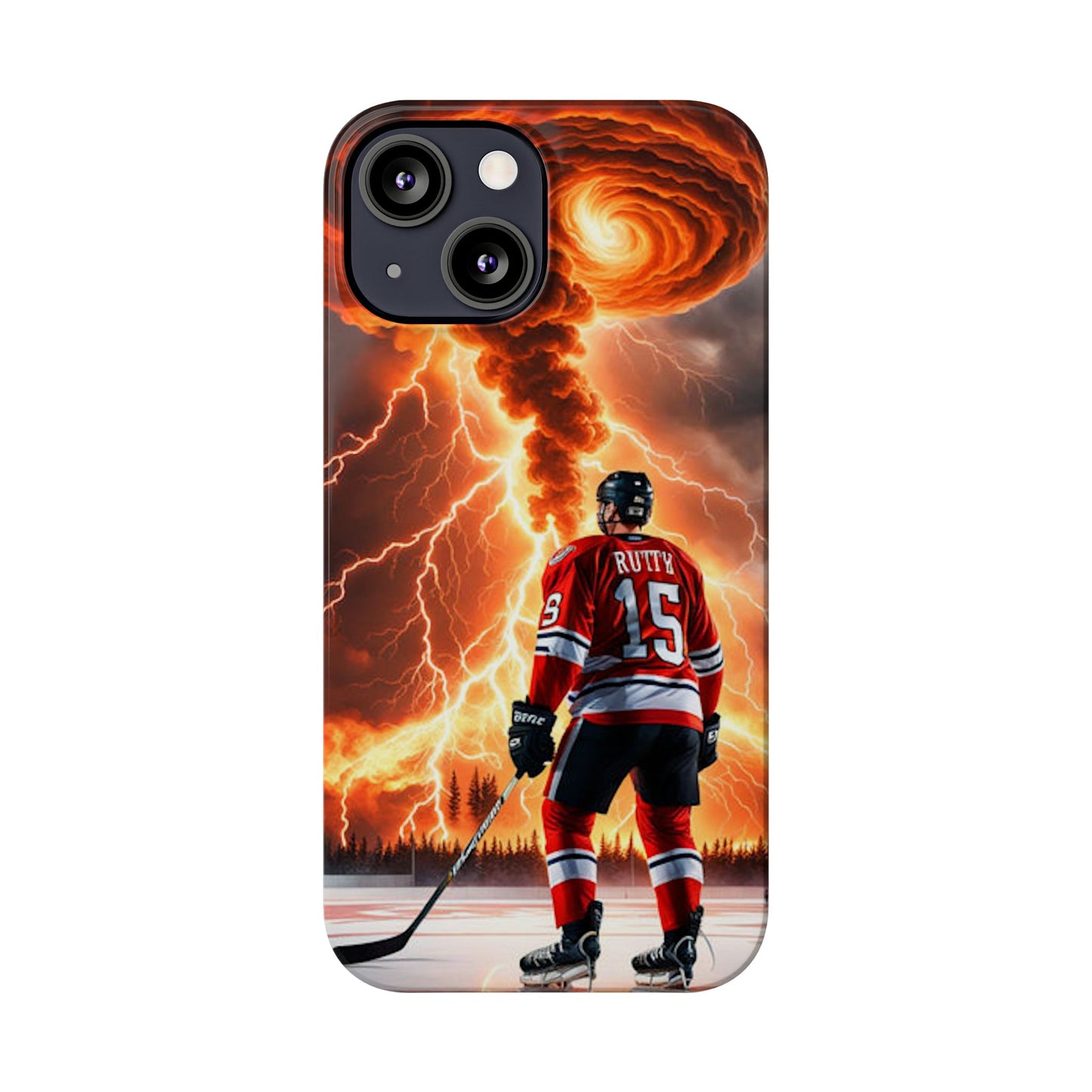 Ice Hockey Slim Phone Case - Colorwink