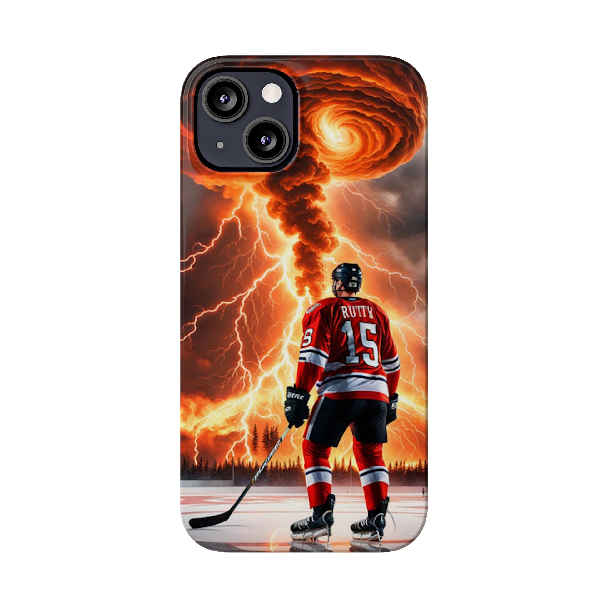 Ice Hockey Slim Phone Case - Colorwink