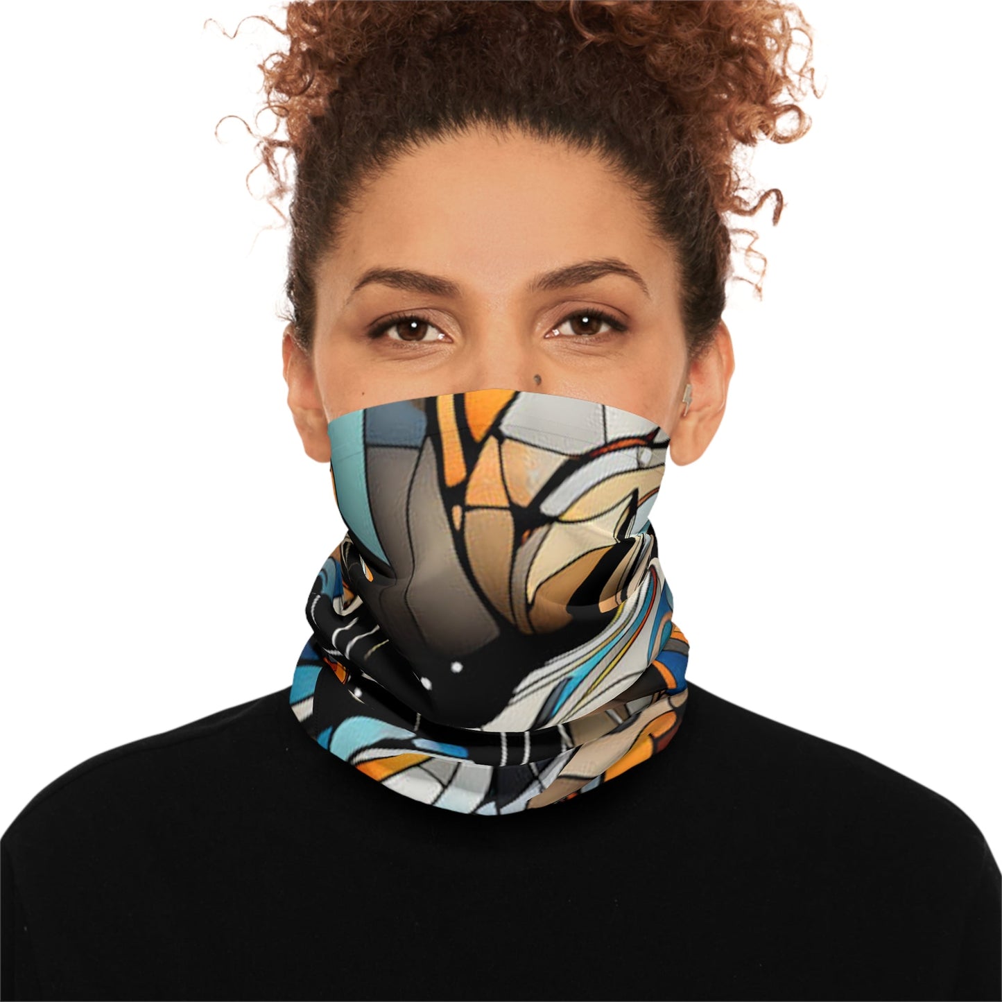 Iconic Cat Mural Neck Gaiter - Colorwink