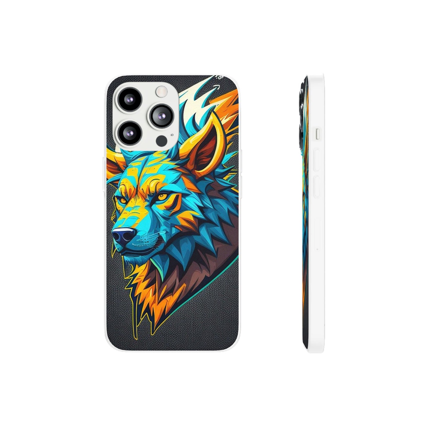 Illustration of a beast Flexi Case - Colorwink