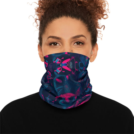 Intricate Pattern Neck Gaiter - Colorwink