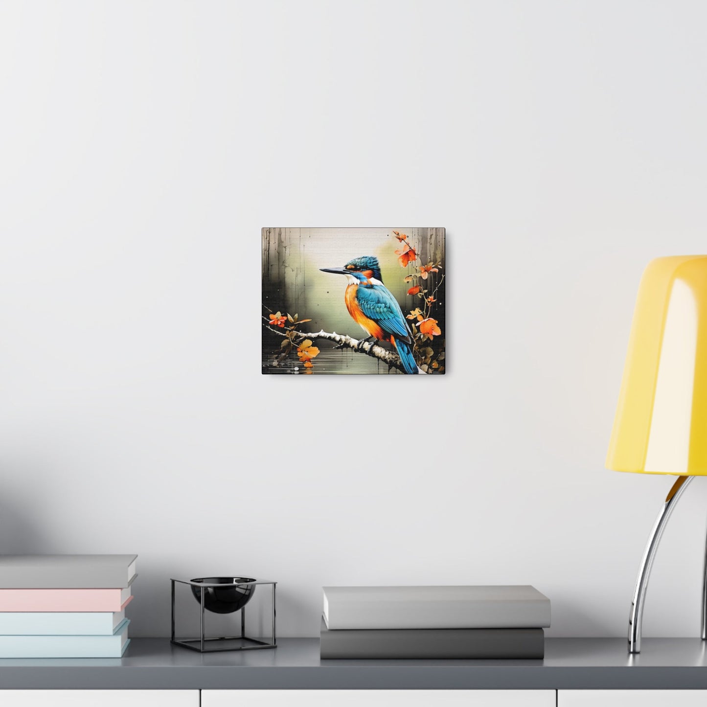 Kingfisher Art Canvas - Colorwink