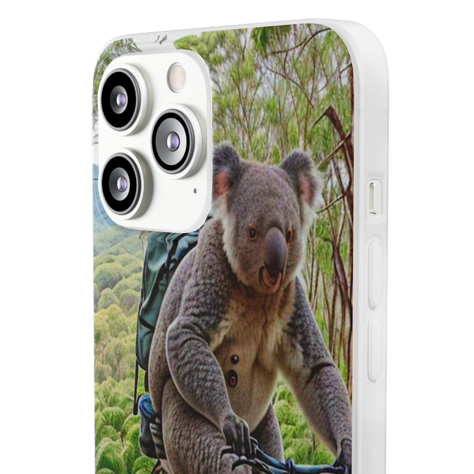 Koala riding a bike Flexi Case - Colorwink