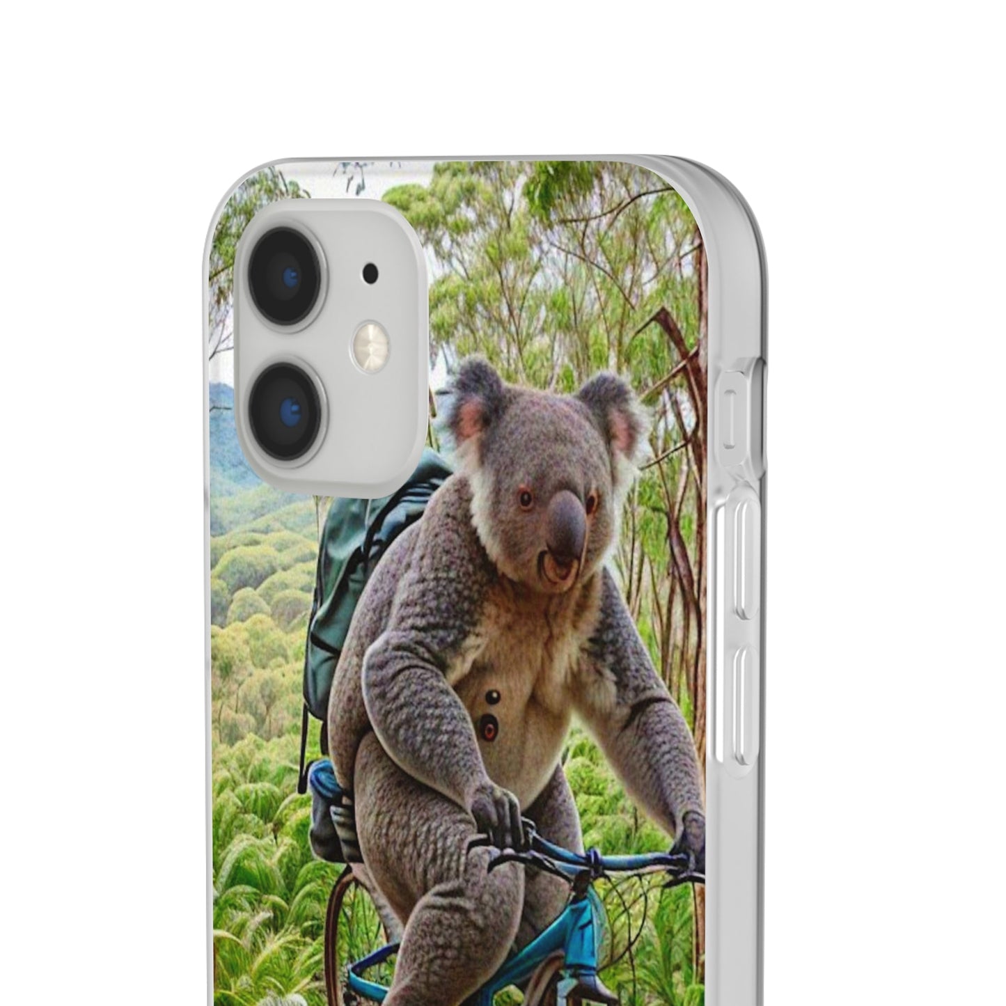 Koala riding a bike Flexi Case - Colorwink