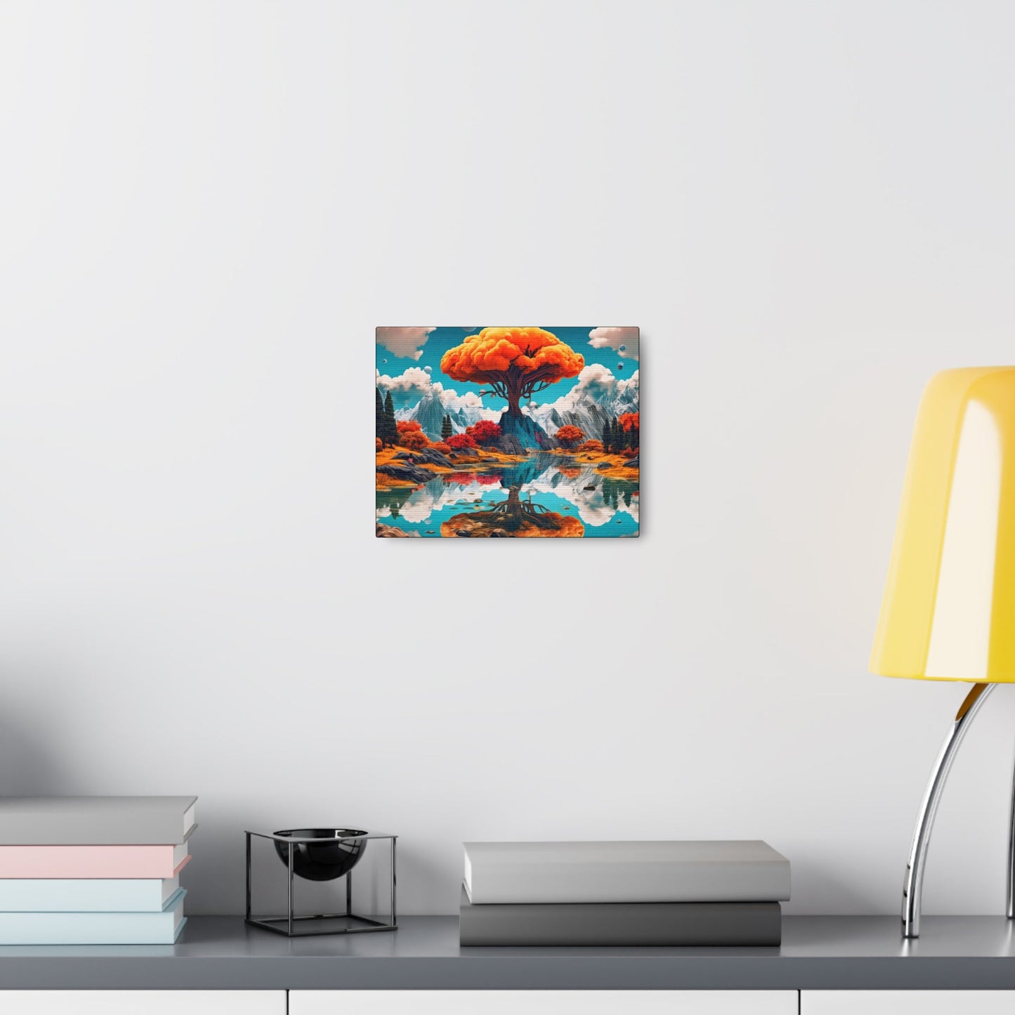 Lake tree Canvas - Colorwink