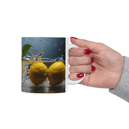 Lemon Splash Coffee Mug - Colorwink