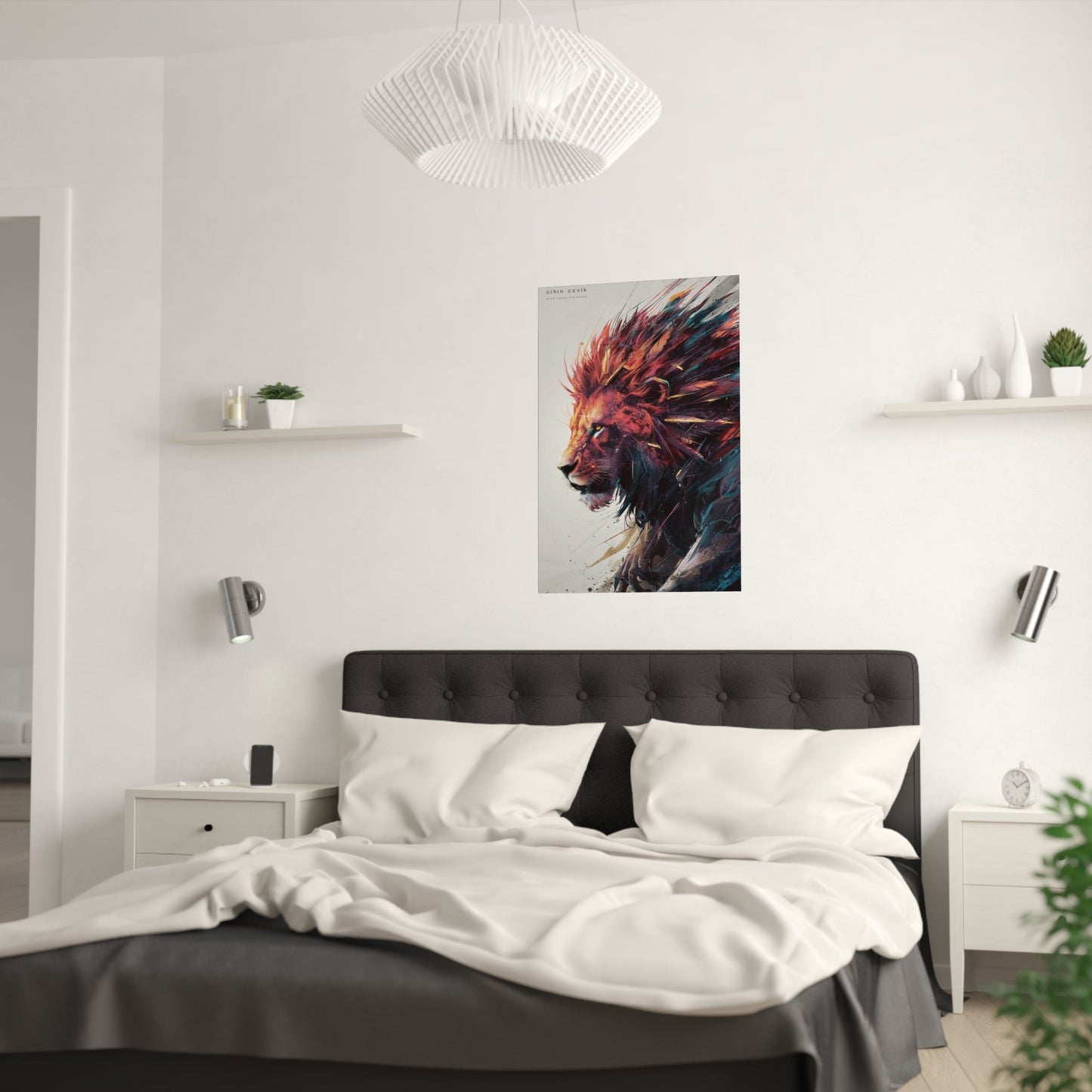 Leo Mural Art Poster - Colorwink