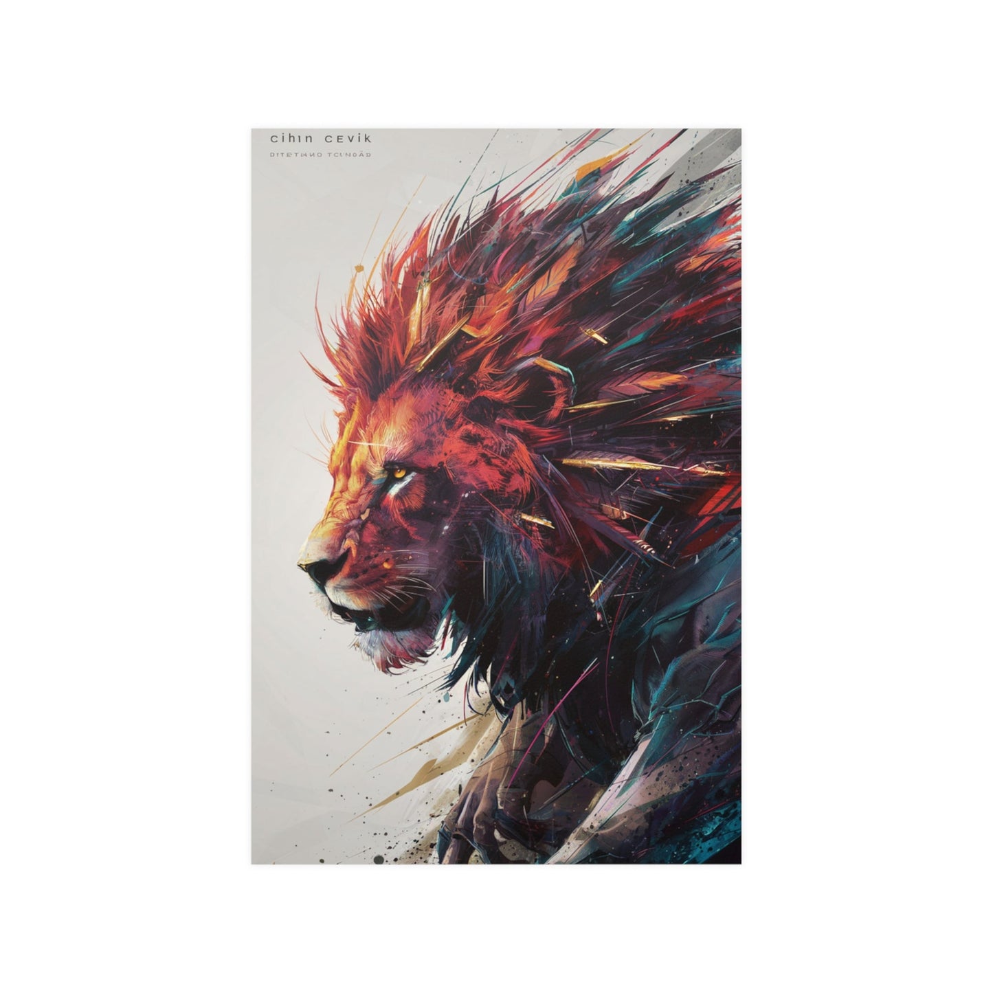 Leo Mural Art Poster - Colorwink