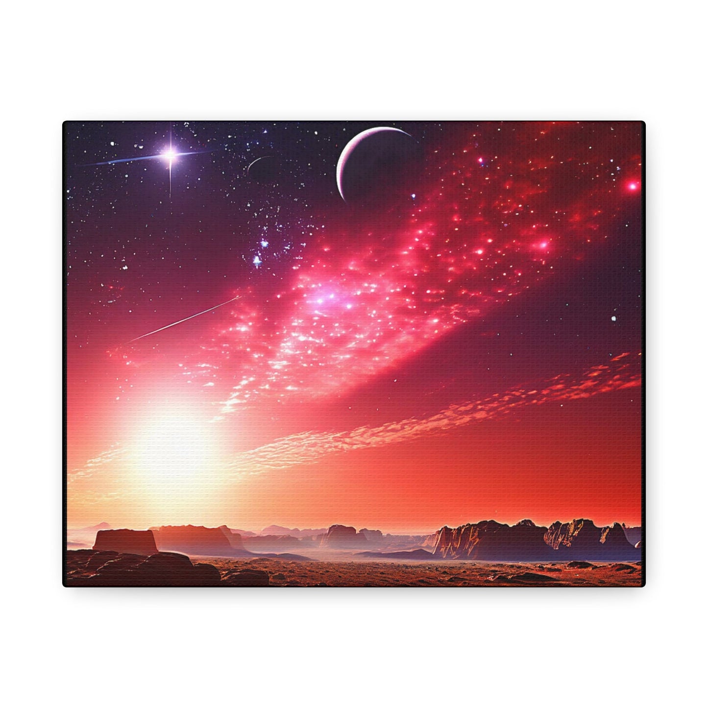 Life On Mars Art Canvas - Colorwink