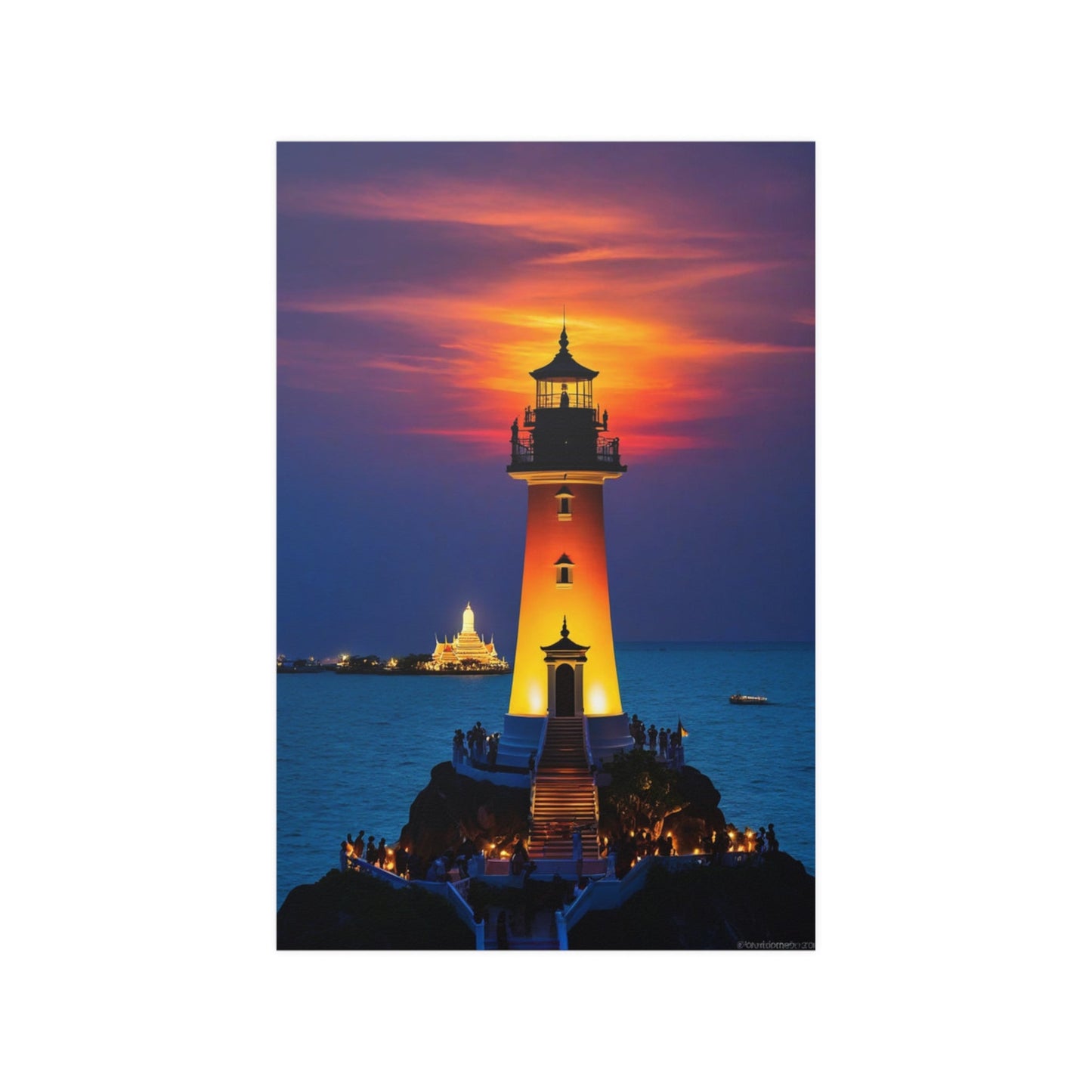 Lighthouse Poster - Colorwink