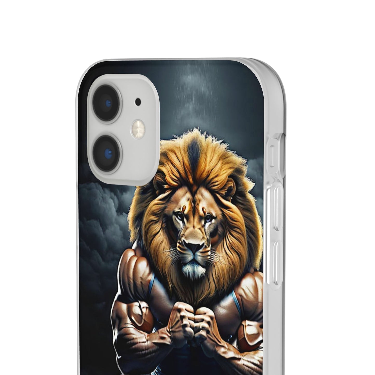 Lion bodybuilder Flexi Case - Colorwink