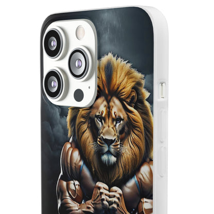 Lion bodybuilder Flexi Case - Colorwink