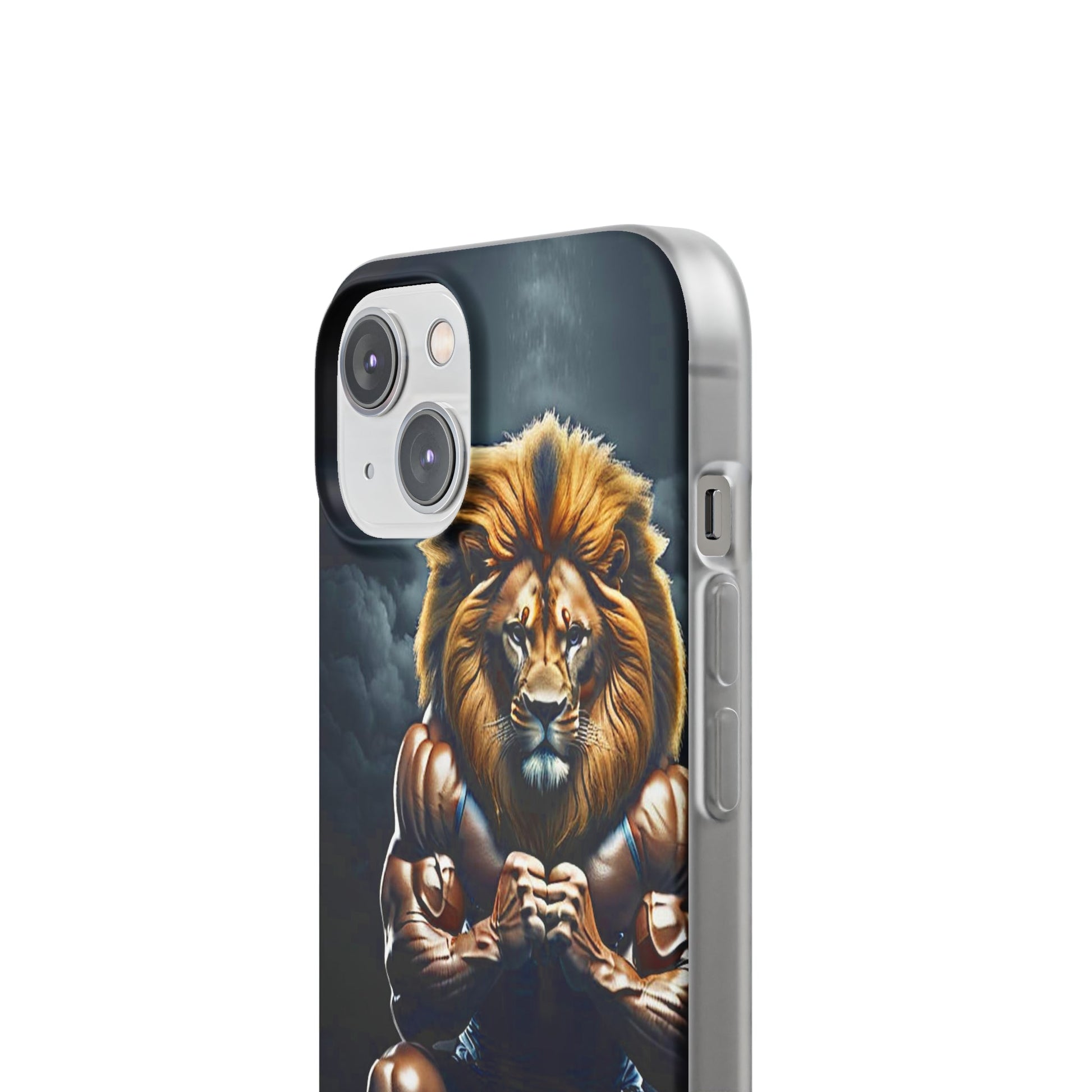 Lion bodybuilder Flexi Case - Colorwink