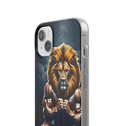 Lion bodybuilder Flexi Case - Colorwink