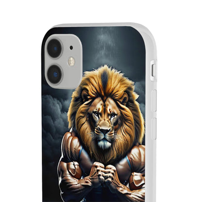 Lion bodybuilder Flexi Case - Colorwink