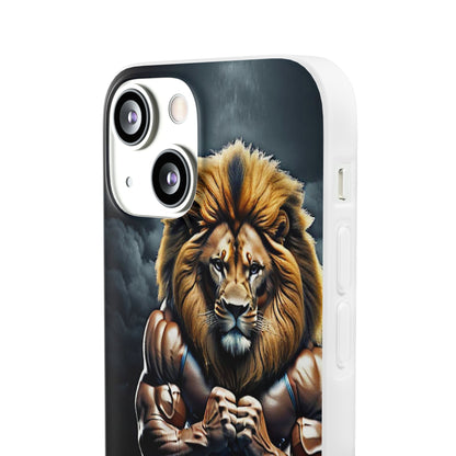 Lion bodybuilder Flexi Case - Colorwink