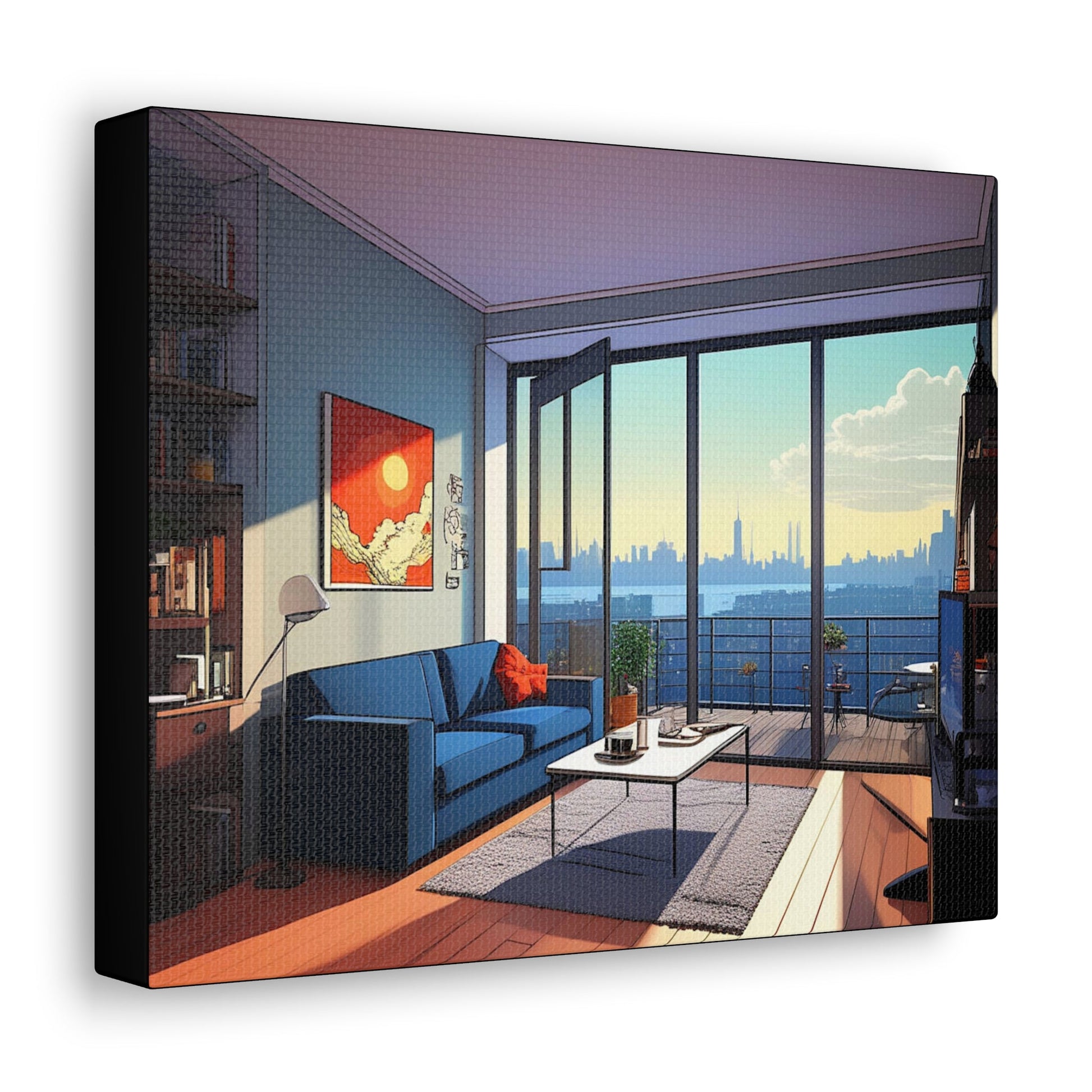 Living Room Artistic Canvas - Colorwink