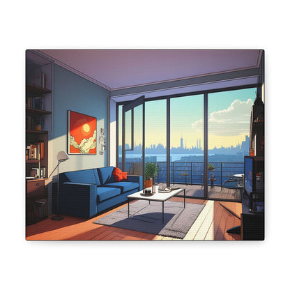 Living Room Artistic Canvas - Colorwink