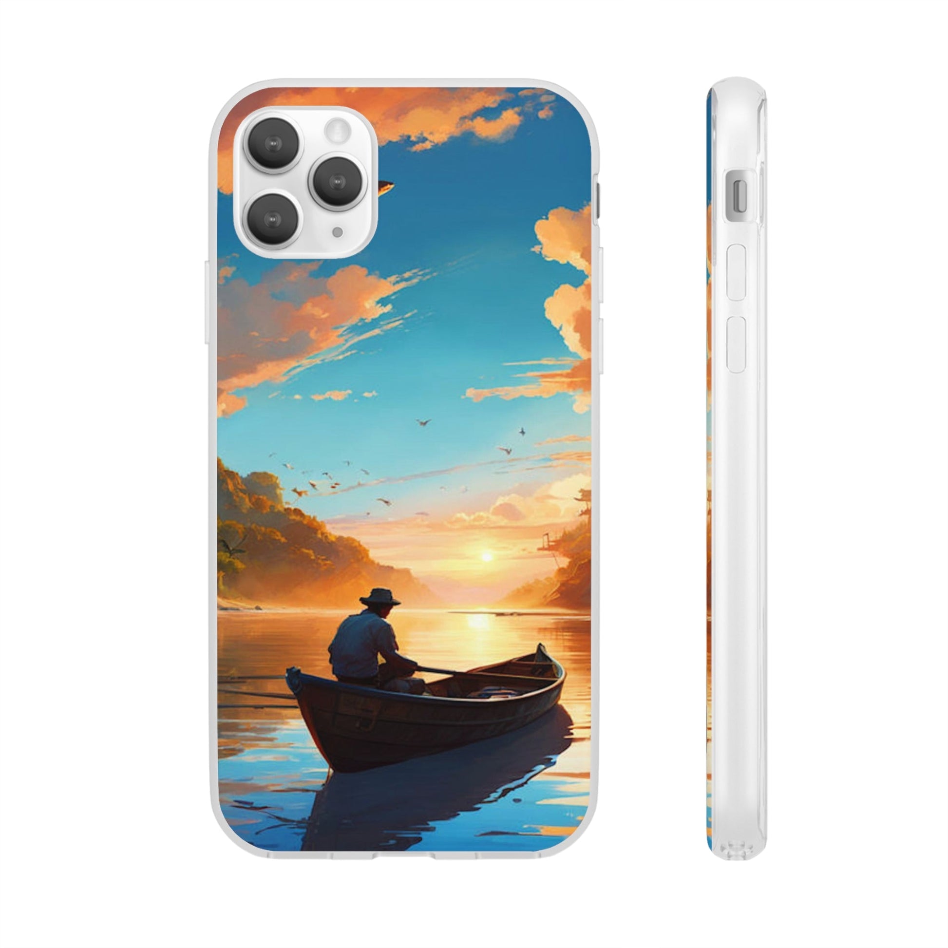 Lone Fisherman Flexi Case - Colorwink