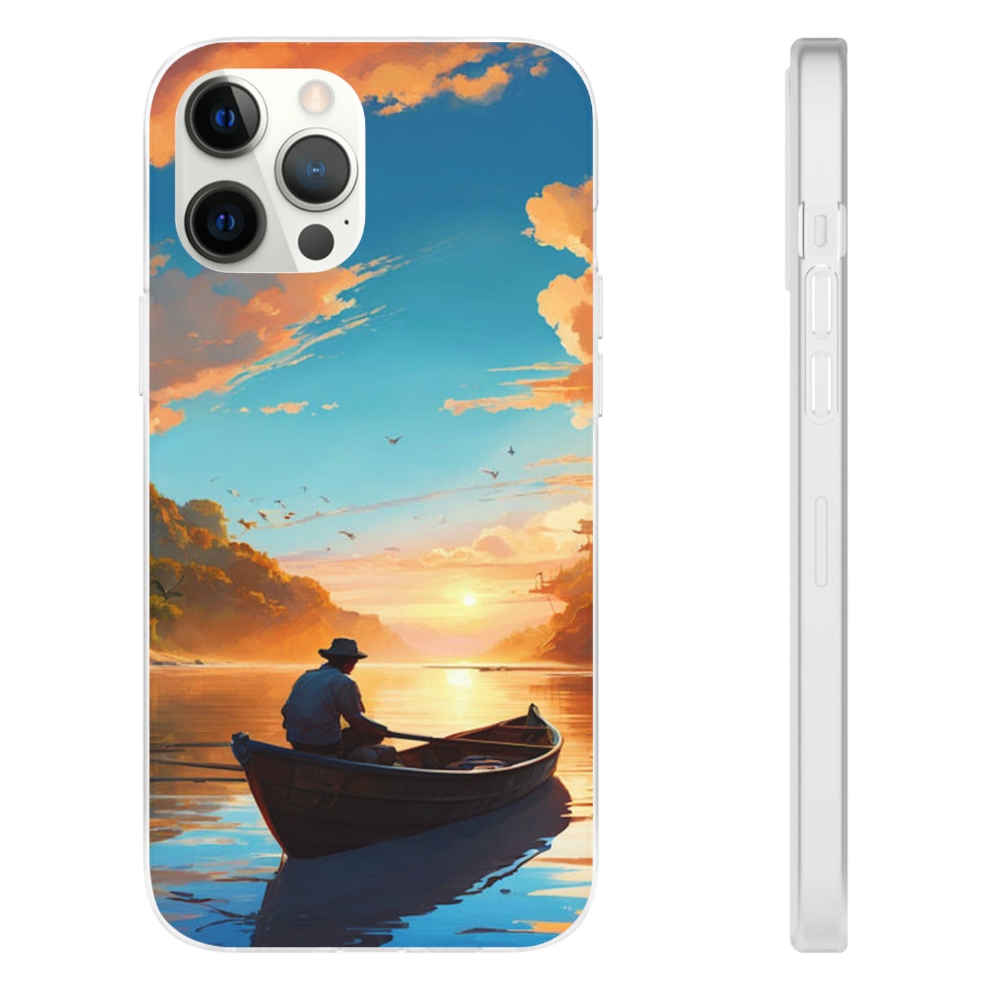 Lone Fisherman Flexi Case - Colorwink