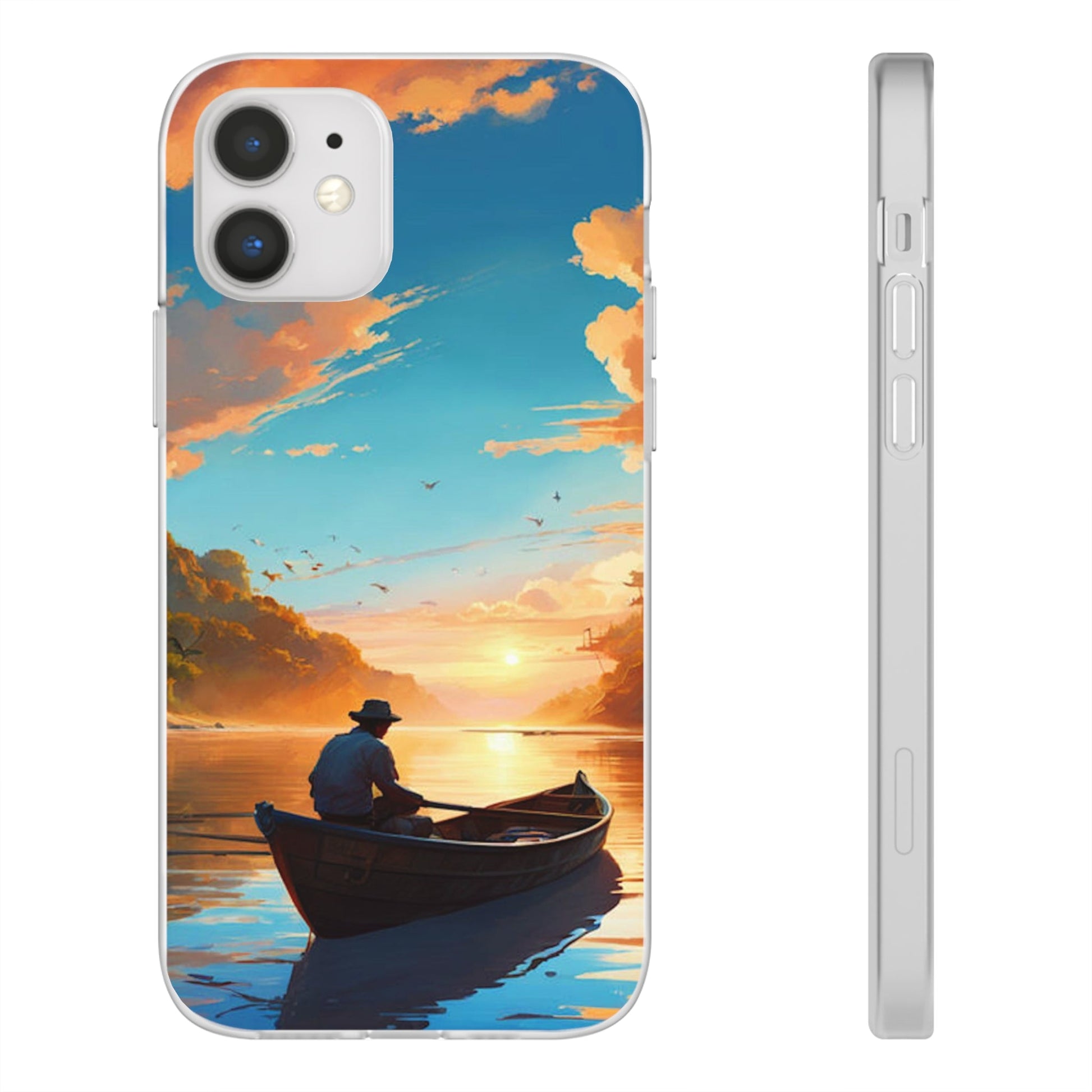 Lone Fisherman Flexi Case - Colorwink