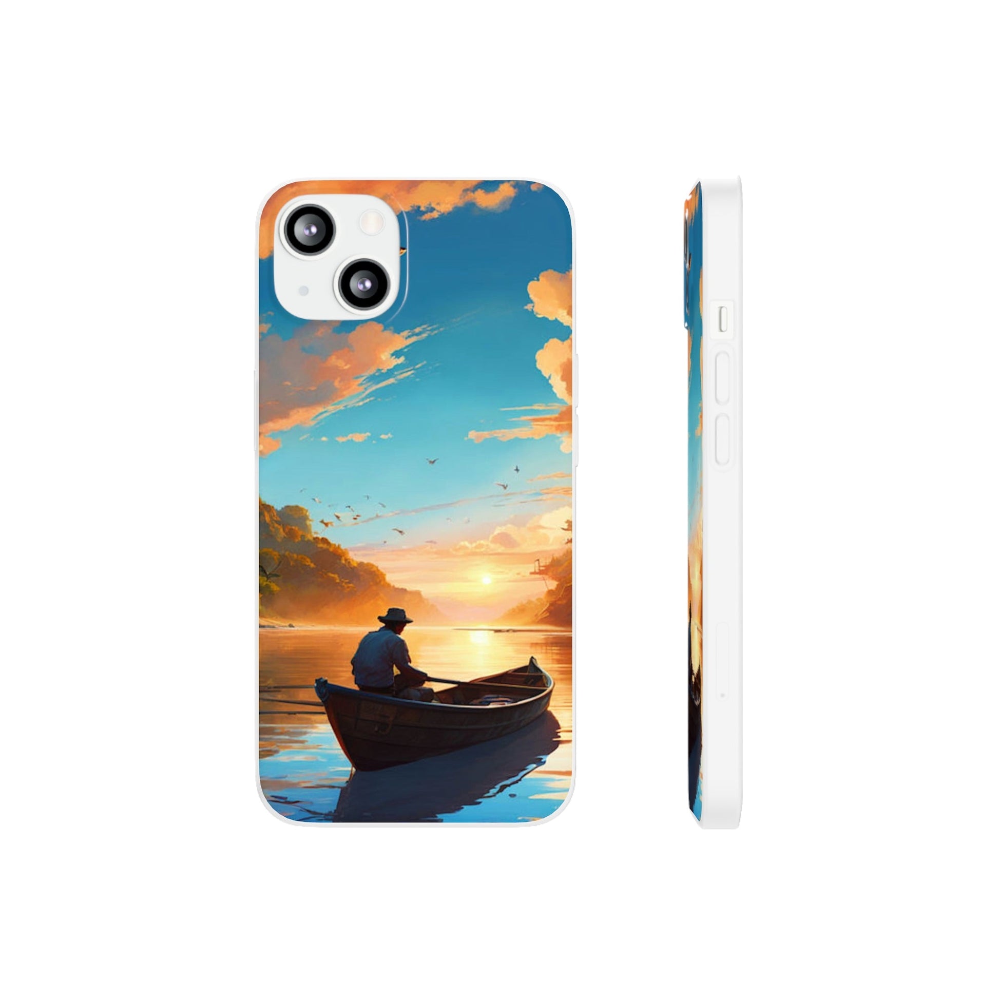 Lone Fisherman Flexi Case - Colorwink