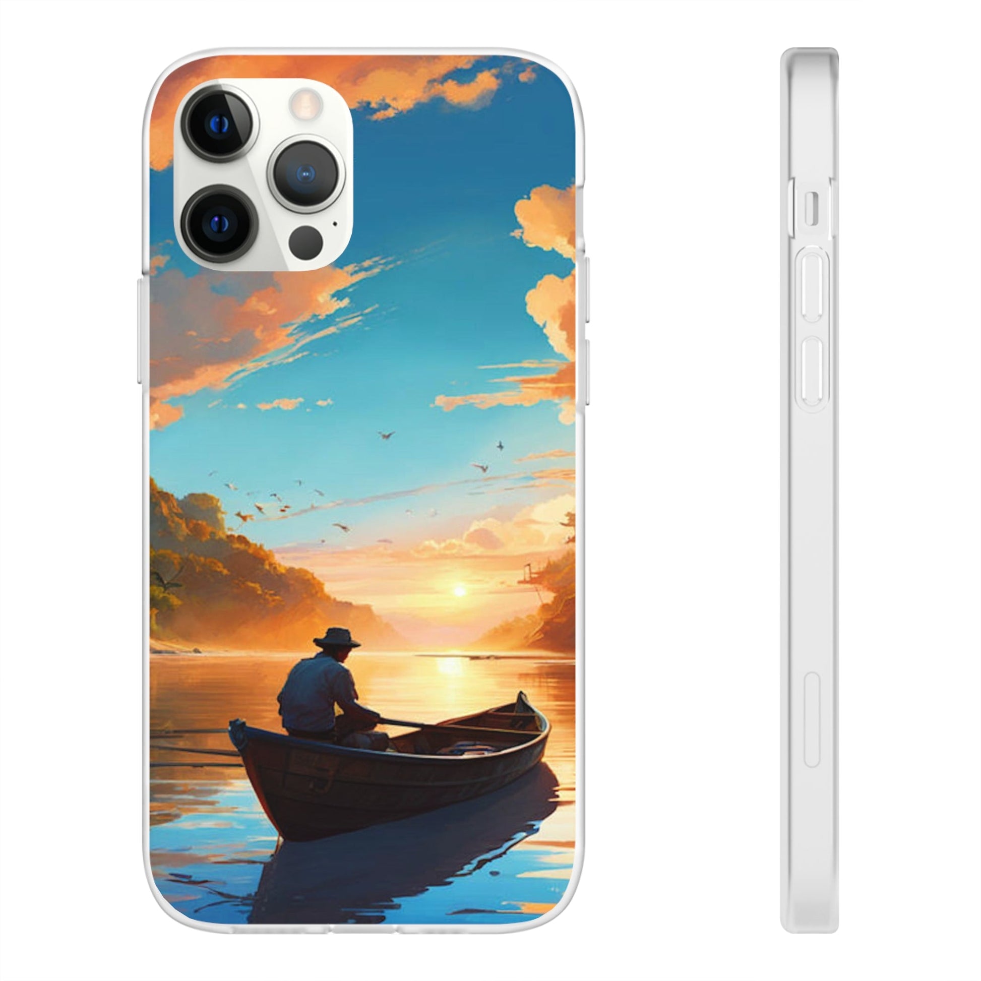 Lone Fisherman Flexi Case - Colorwink