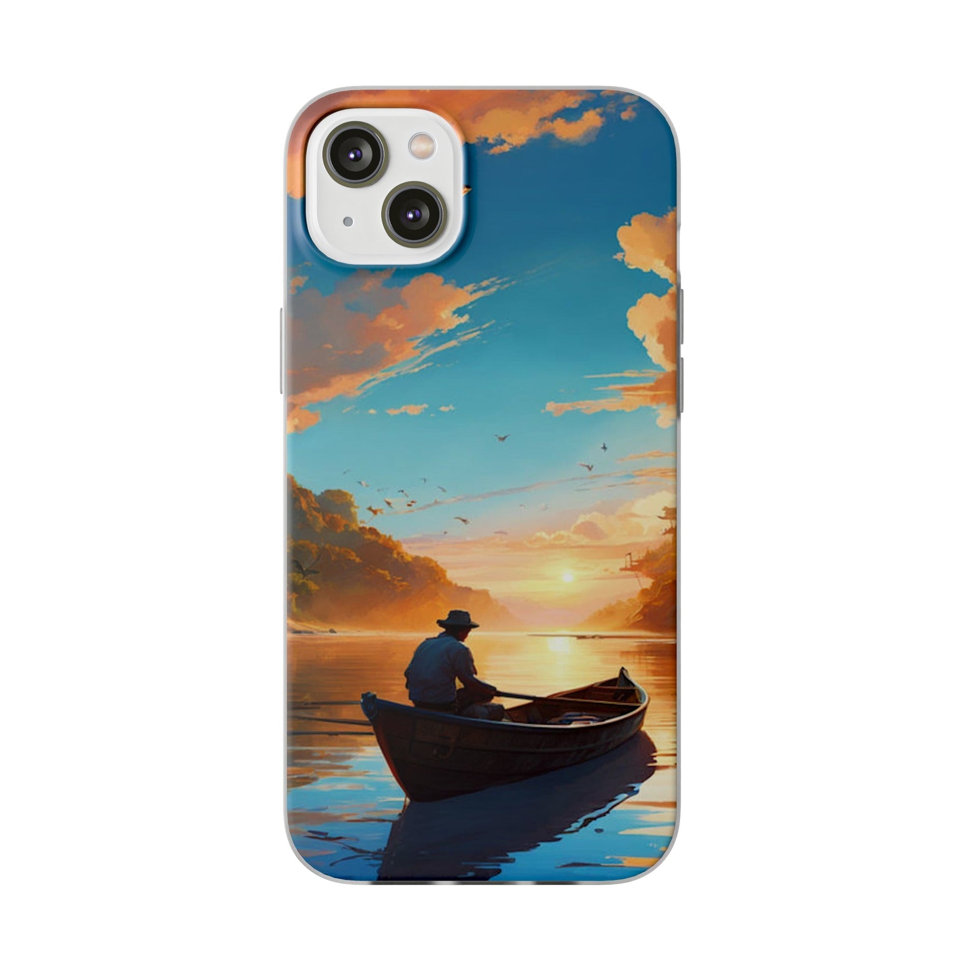 Lone Fisherman Flexi Case - Colorwink