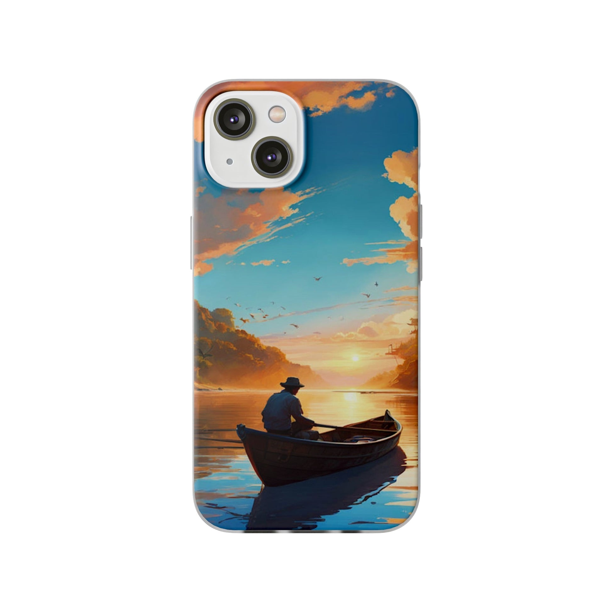 Lone Fisherman Flexi Case - Colorwink