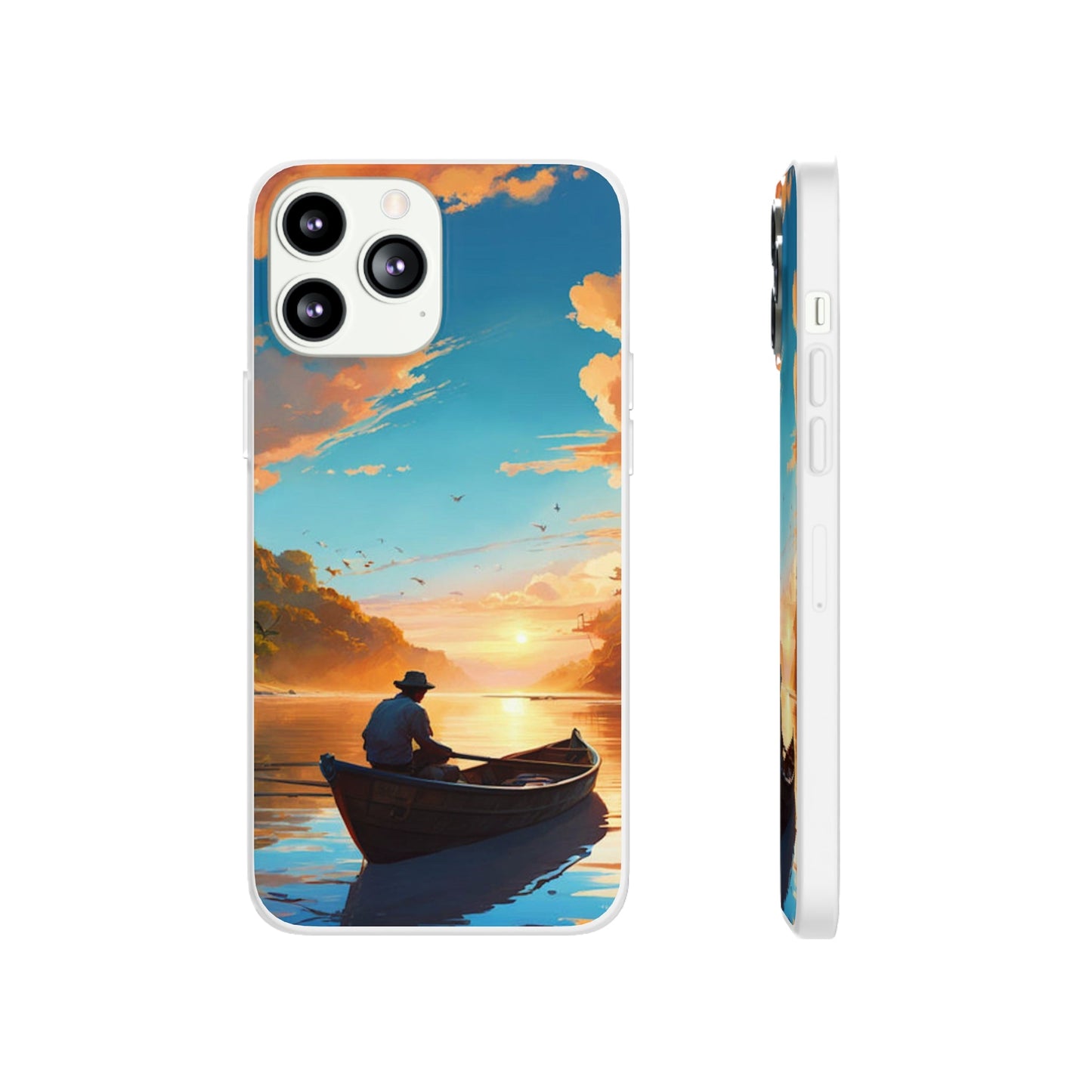 Lone Fisherman Flexi Case - Colorwink