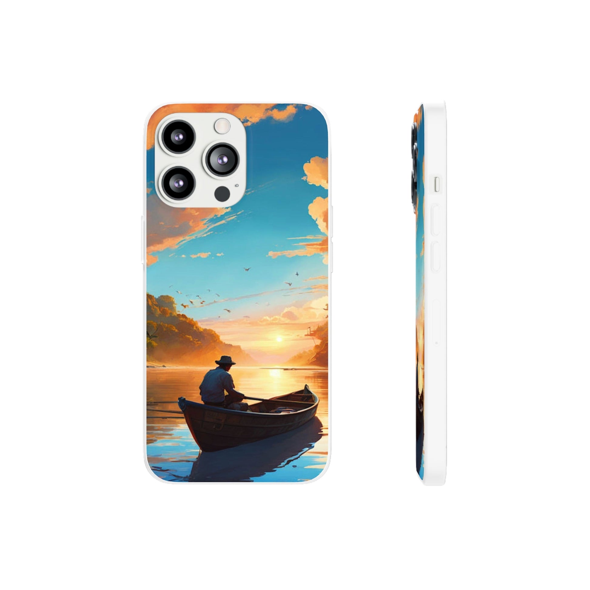 Lone Fisherman Flexi Case - Colorwink