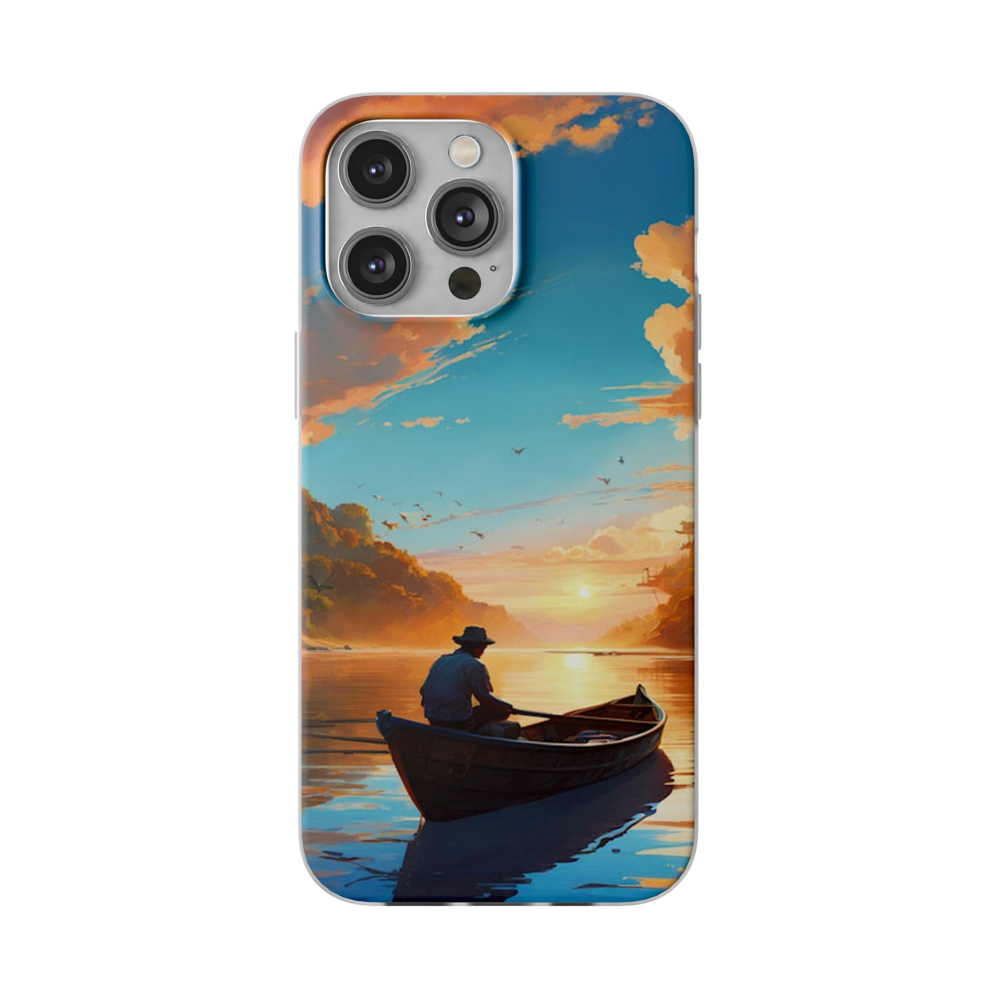 Lone Fisherman Flexi Case - Colorwink