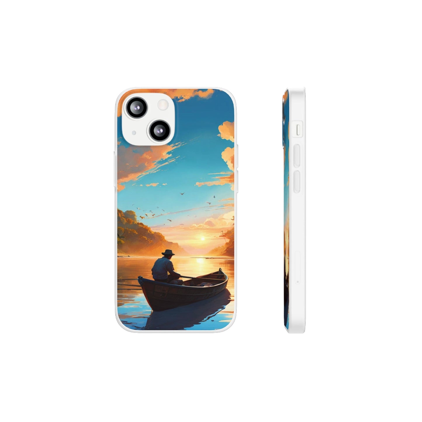 Lone Fisherman Flexi Case - Colorwink