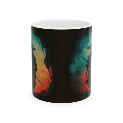 Lone Samurai Coffee Mug - Colorwink