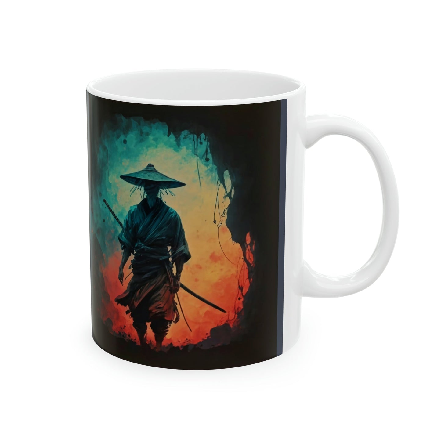 Lone Samurai Coffee Mug - Colorwink