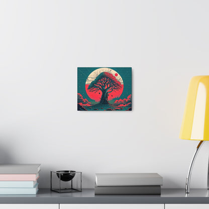 Lone tree Canvas - Colorwink