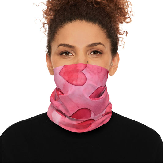 Love Print Neck Gaiter - Colorwink