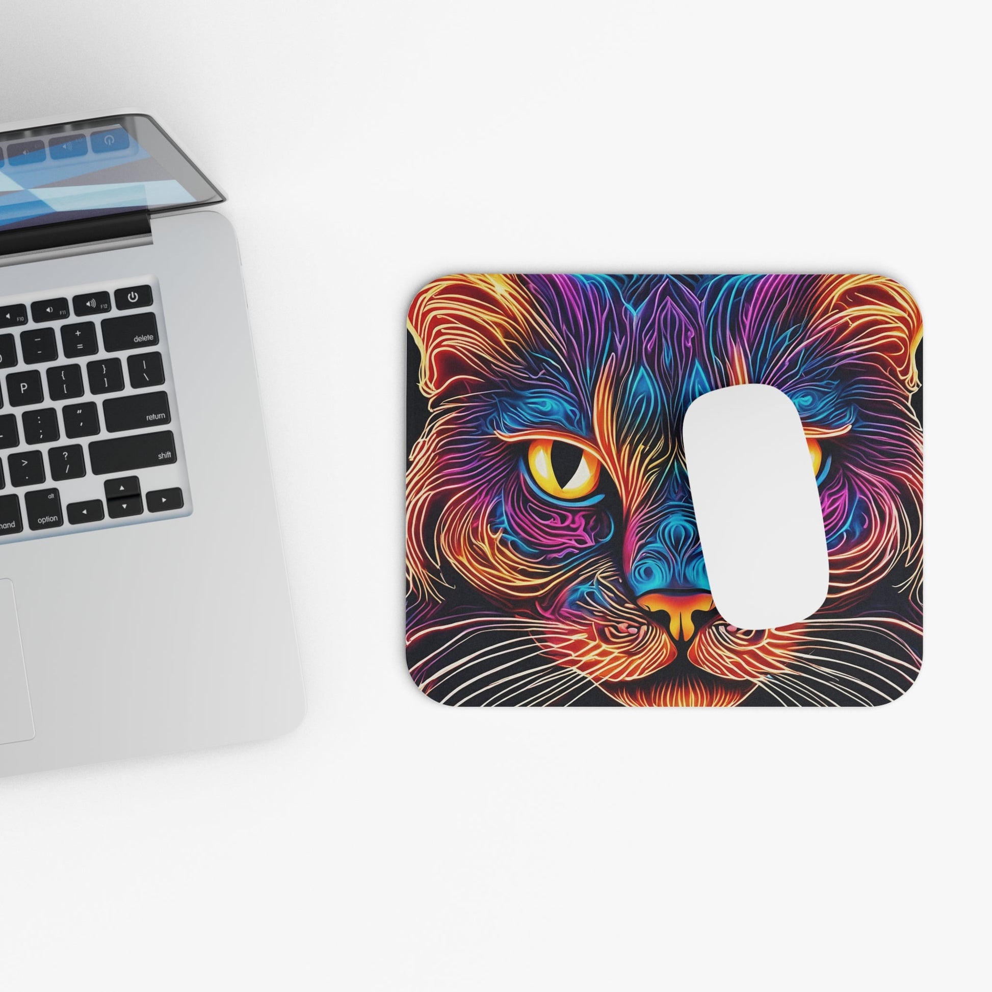 Luminous Feline Cat Mouse Pad - Colorwink